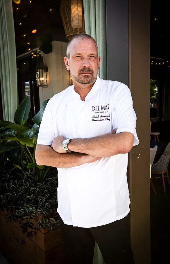 Mitch Brumels, executive chef at Del Mar Mediterranean restaurant in Columbus, Ohio at Easton.